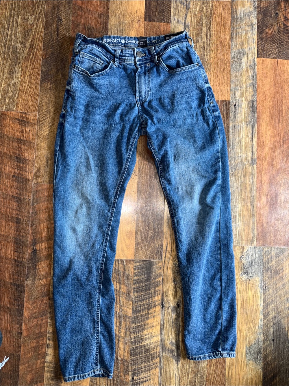Buffalo David Bitton Men’s Dark Blue Straight Jeans